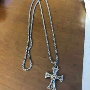 Scott Kay 24inch chain and cross